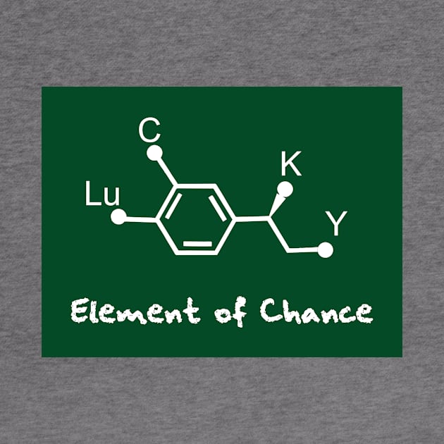 chemical formula of lucky by Typography Dose